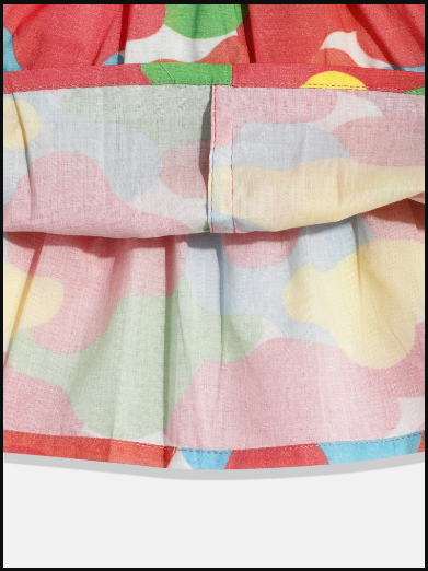 Pure Cotton Multi colour Frock